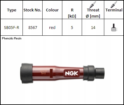FAJKA NGK SB05F-R 8567 Producent NGK