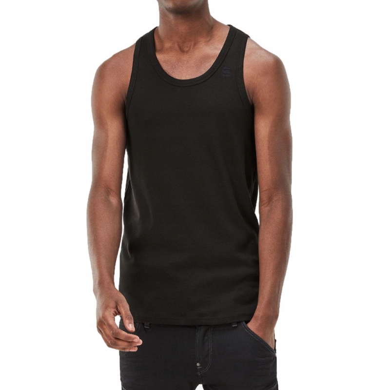 G-Star Raw D07206-124-990 Černý Tank Top Velikost L