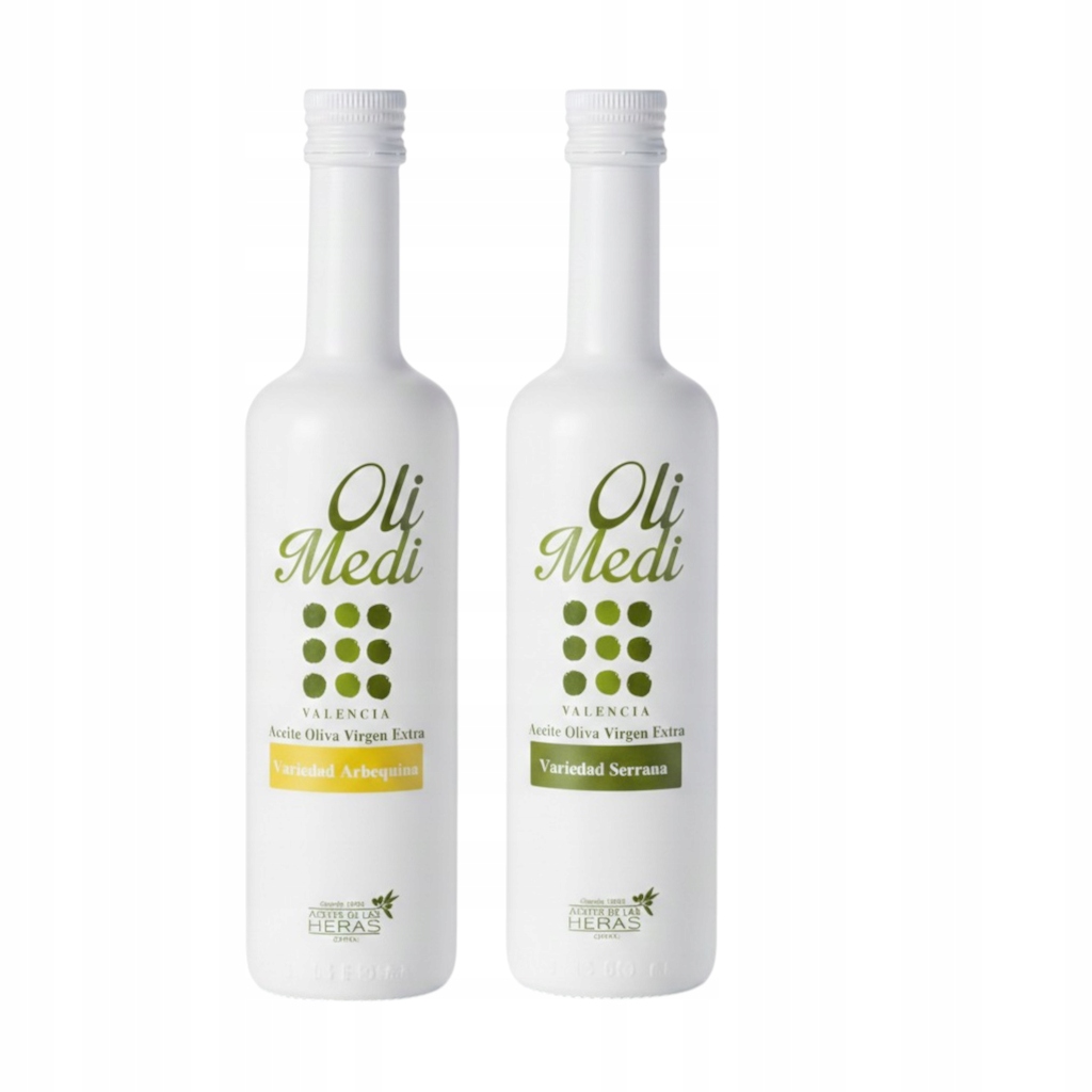 Zestaw Oliwa Arbequina/ Serrana Hiszpańska Ultra premium Zbior 2025/2026