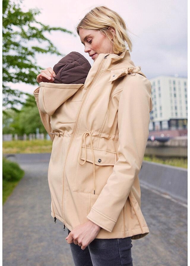 KURTKA CIĄŻOWA SOFTSHELL BONPRIX 46 Rodzaj klasyczny