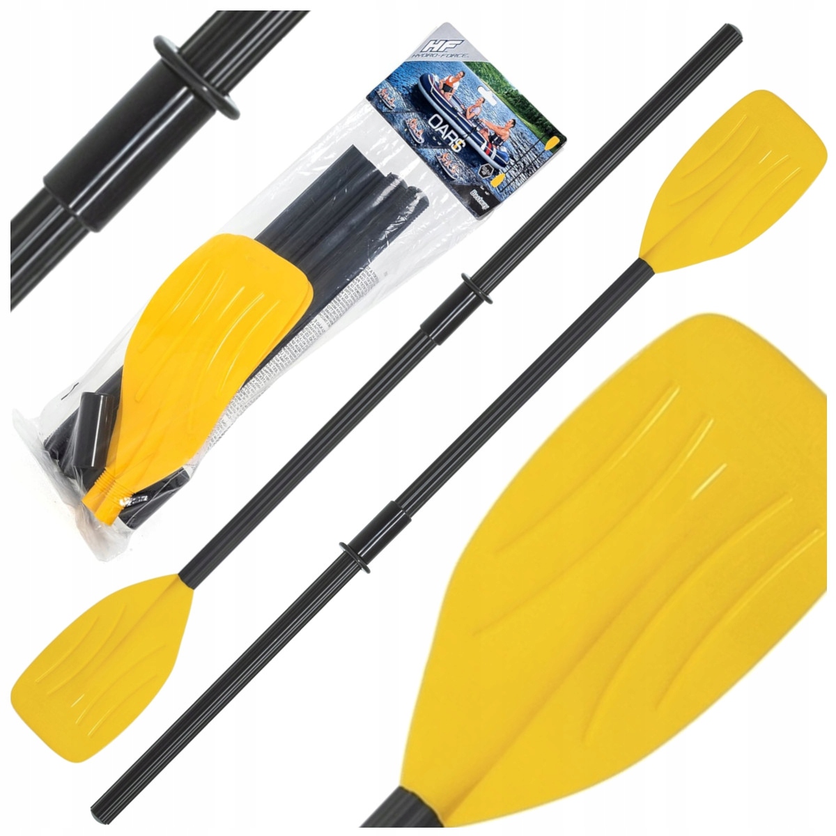 2 szt. WIOSŁO POJEDYNCZE PLASTIKOWE 124cm do pontonu WIOSŁA Bestway 62015