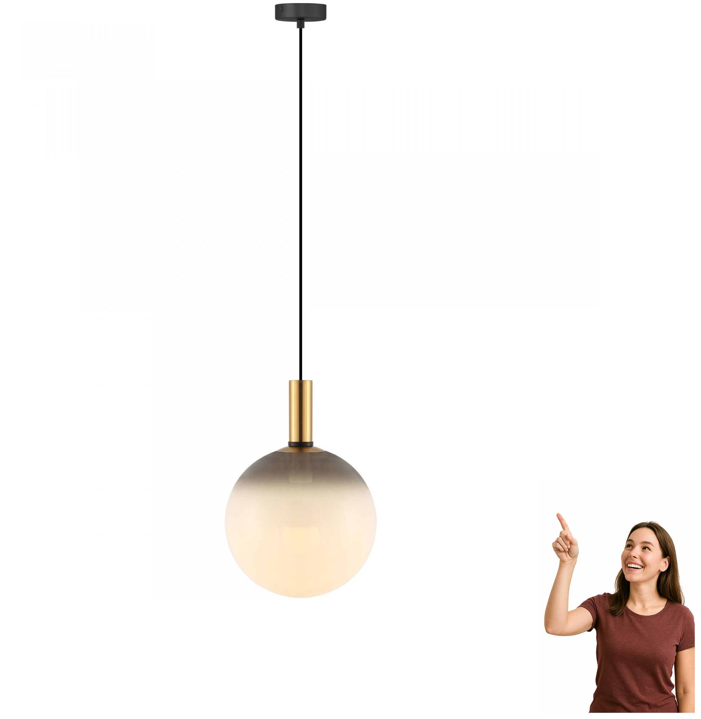 Závěsná lampa Nua DU31771/1L Zuma Line