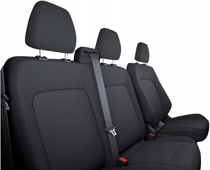 Potahy šité na míru Nový Vw Transporter T7 2024- bez stolku