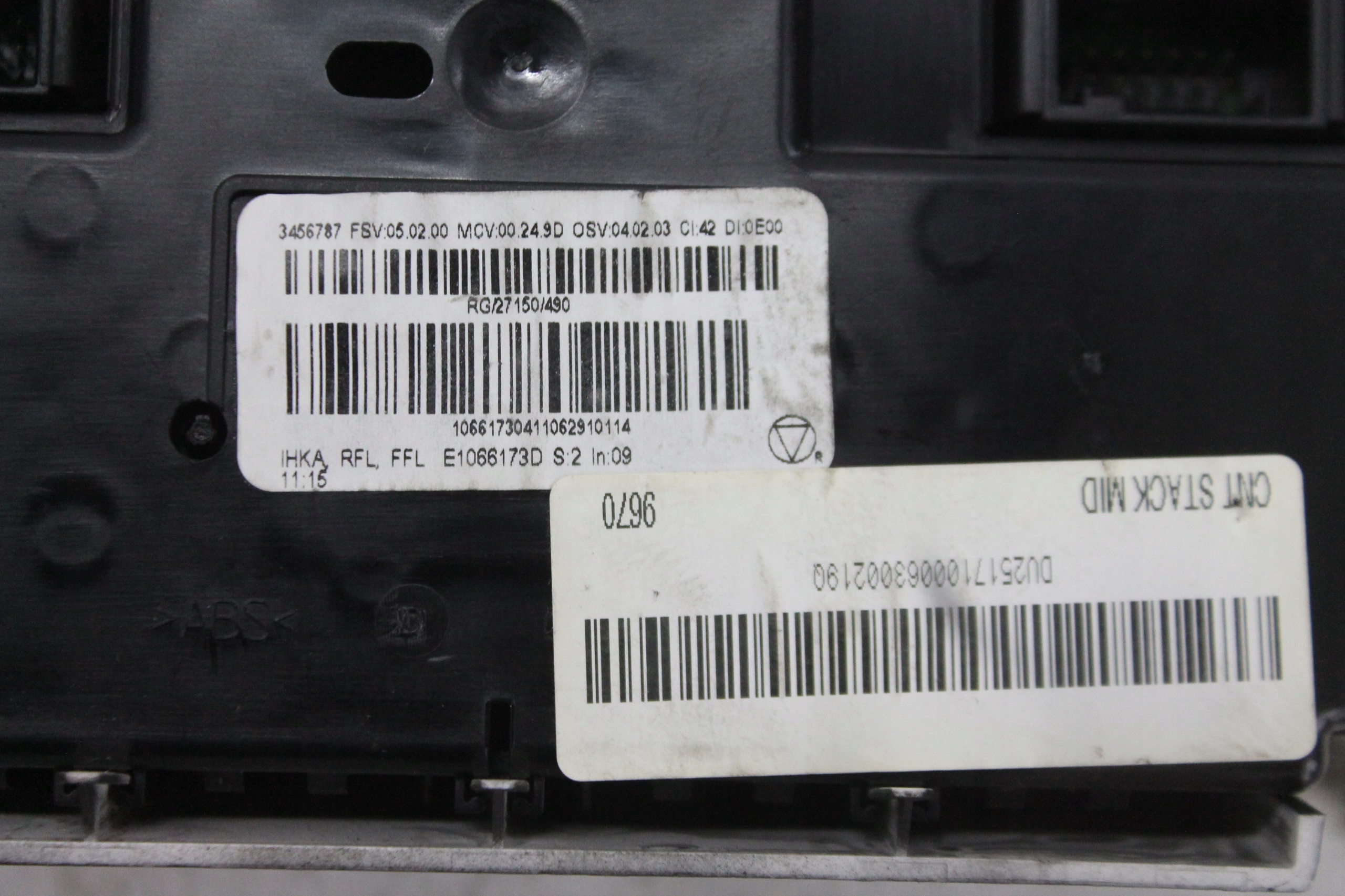 COMANDI CLIMA 3456787 MINI R56 08-13