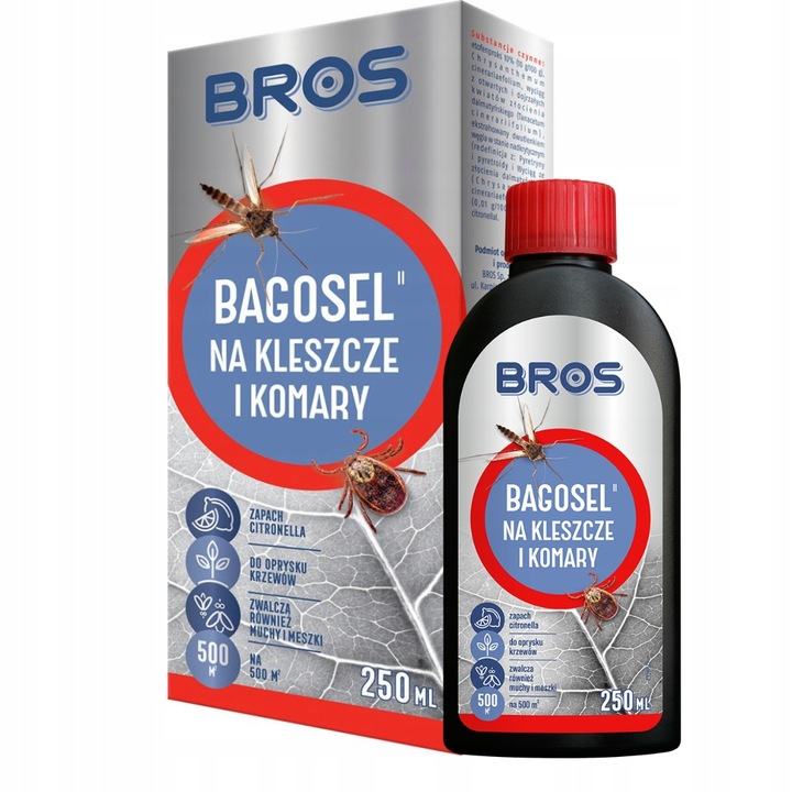 BAGOSEL 100EC OPRYSK NA KOMARY I KLESZCZE 250 ml