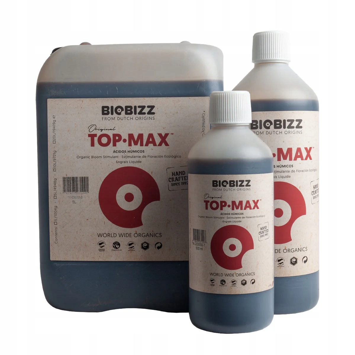 Biobizz Topmax TOP-max Top Max 10L nawóz organiczny stymulator kwitnienia