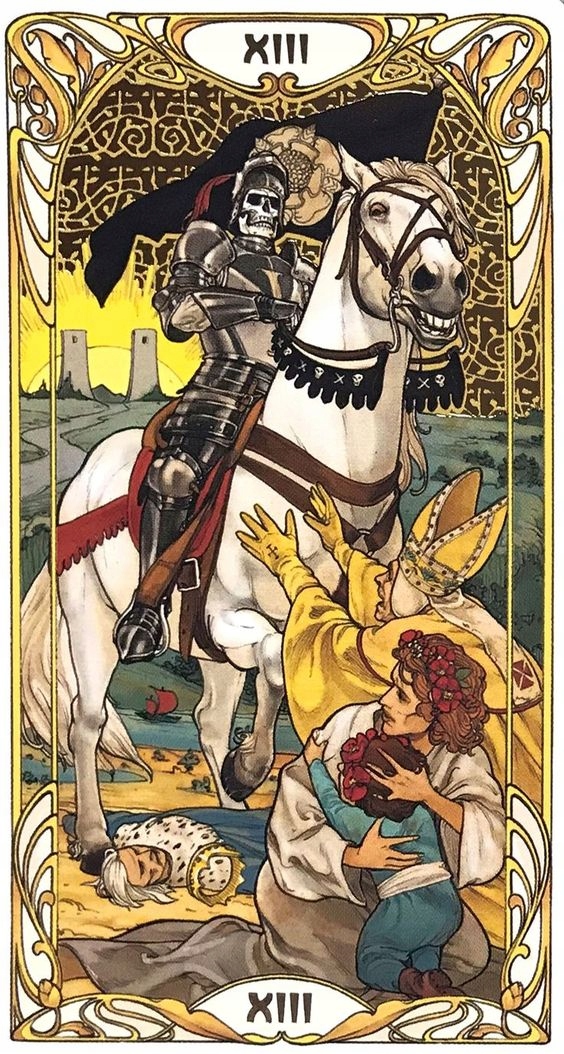 KARTY DO GRY TAROT ZESTAW KLASYCZNYCH KART TAROTA GOLDEN ART NOUVEAU 78SZT Wydawca inny