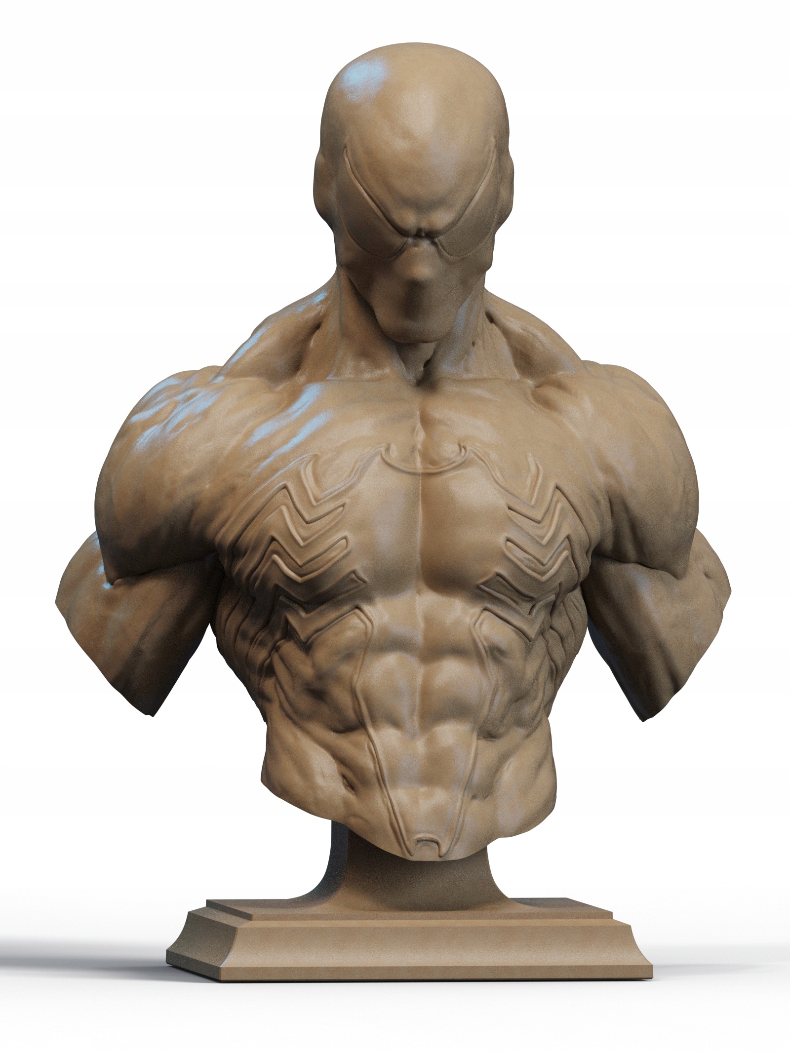 Figurka na malování busta Symblote Pryskyřice 3D tisk,16k fanart
