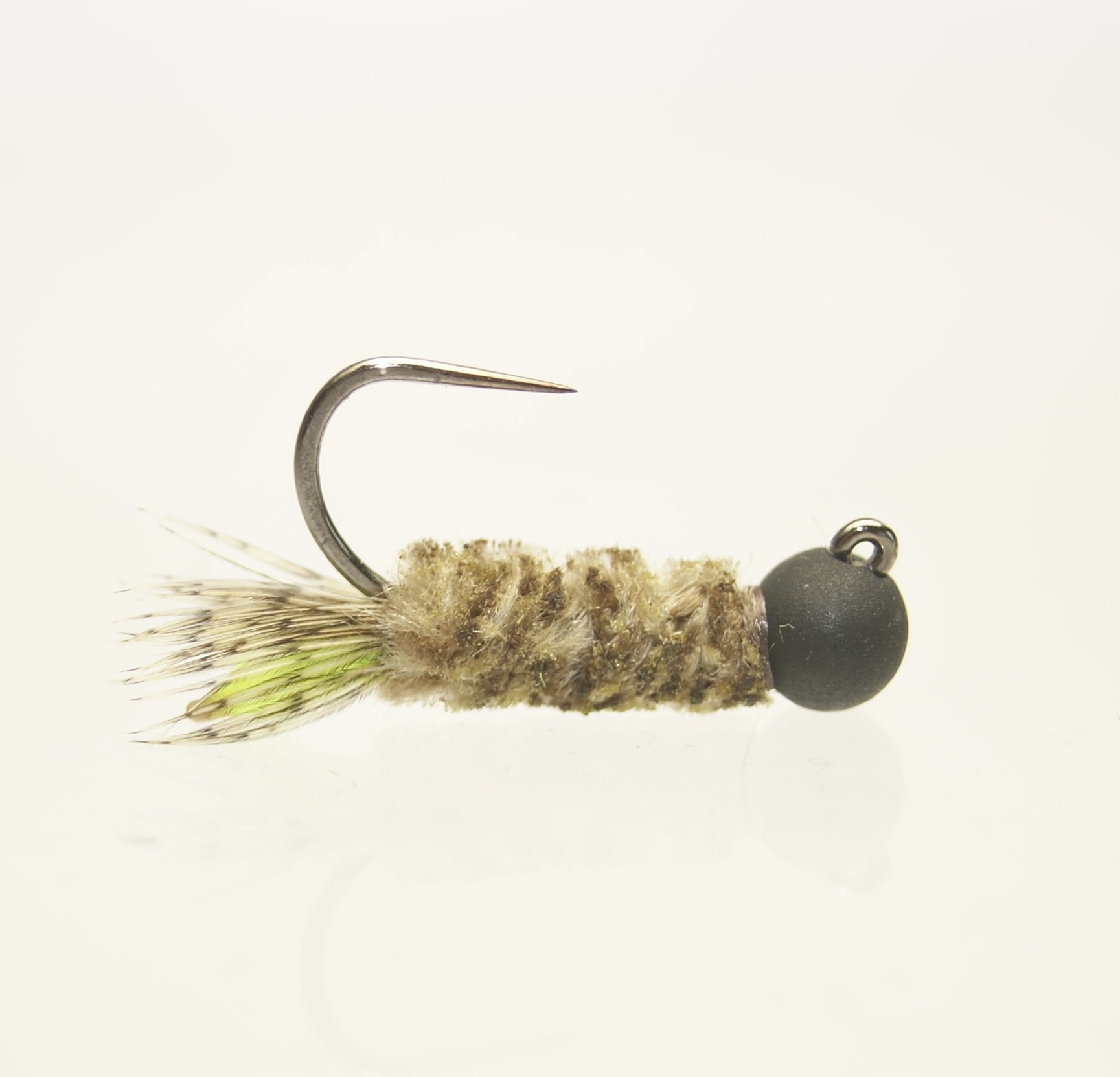 Cased Caddis Fluo Charteuse #8