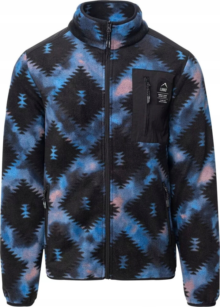 Pánská Fleecová Mikina Mikina Fleecová Rozepínací Elbrus Cloyne Velikost XL