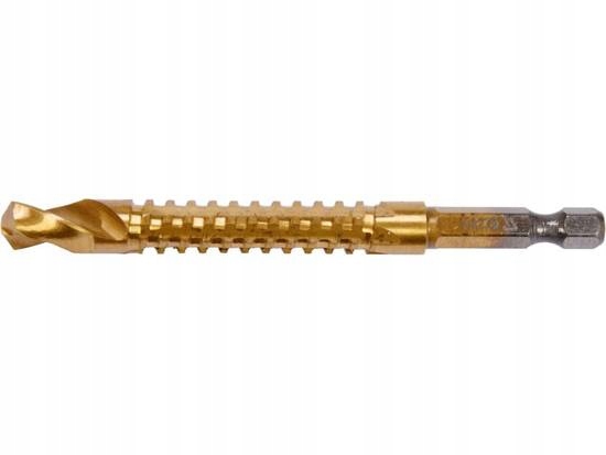 

Wiertło frezujące do metalu HSS-TiN 9 MM Hex