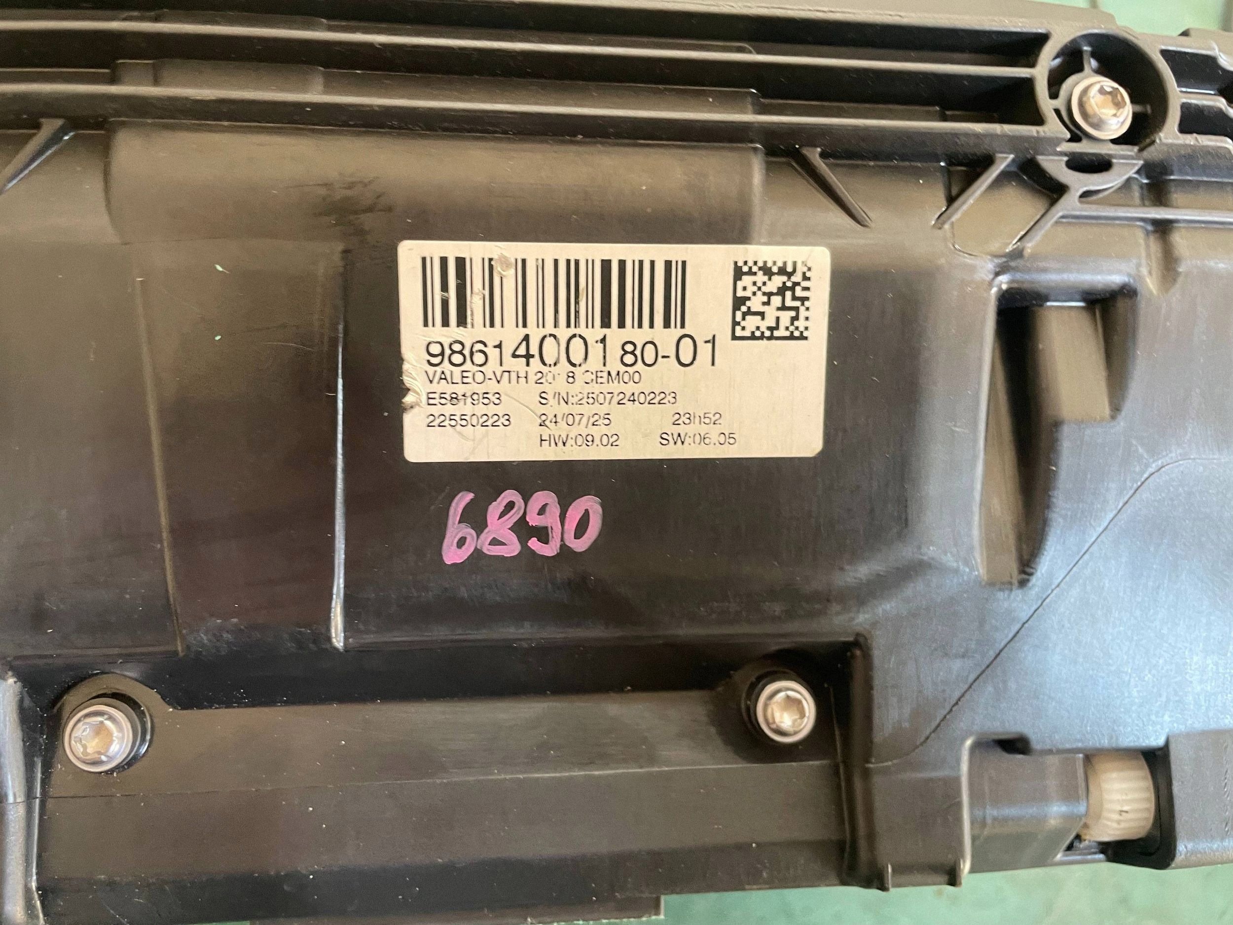 display HUD HEADUP CITROEN C4 III 9861400180 @M