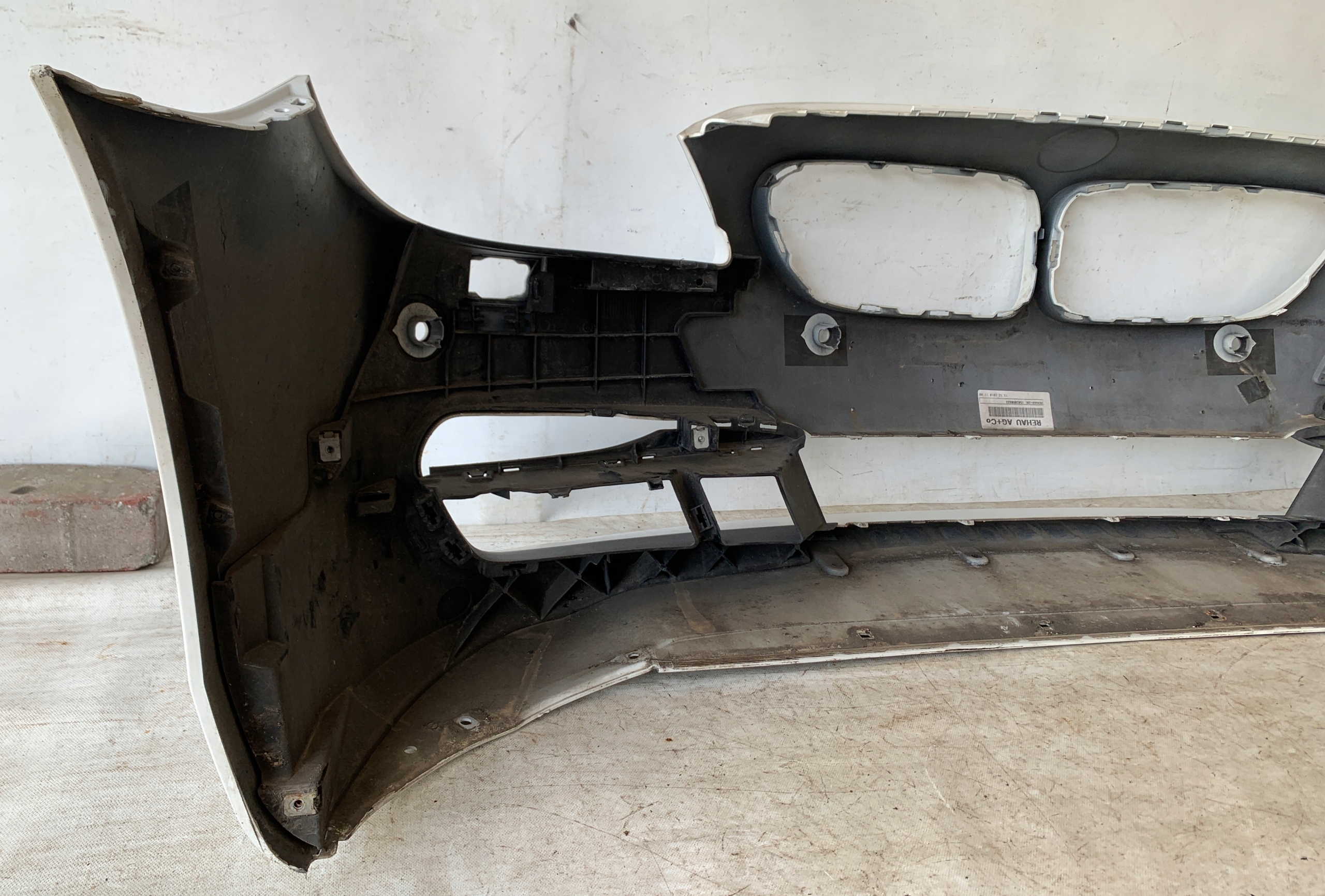 bumper front front BMW 6 F12 PDC washers