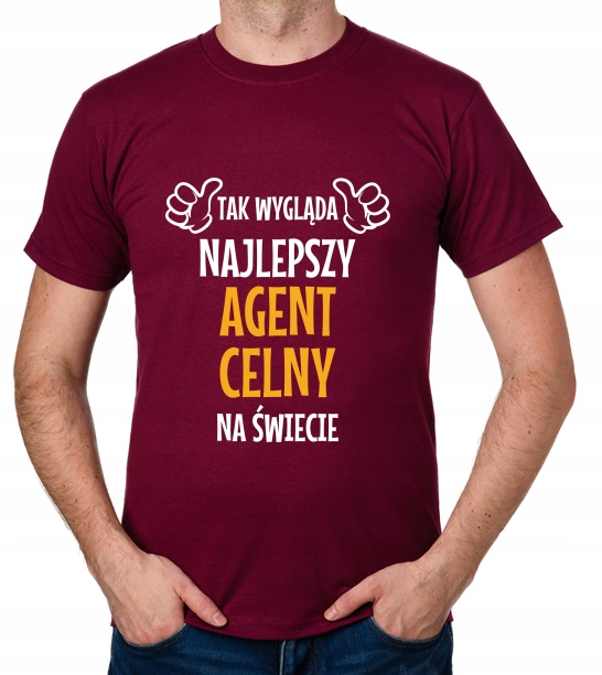 

koszulka Najlepszy Agent Celny prezent