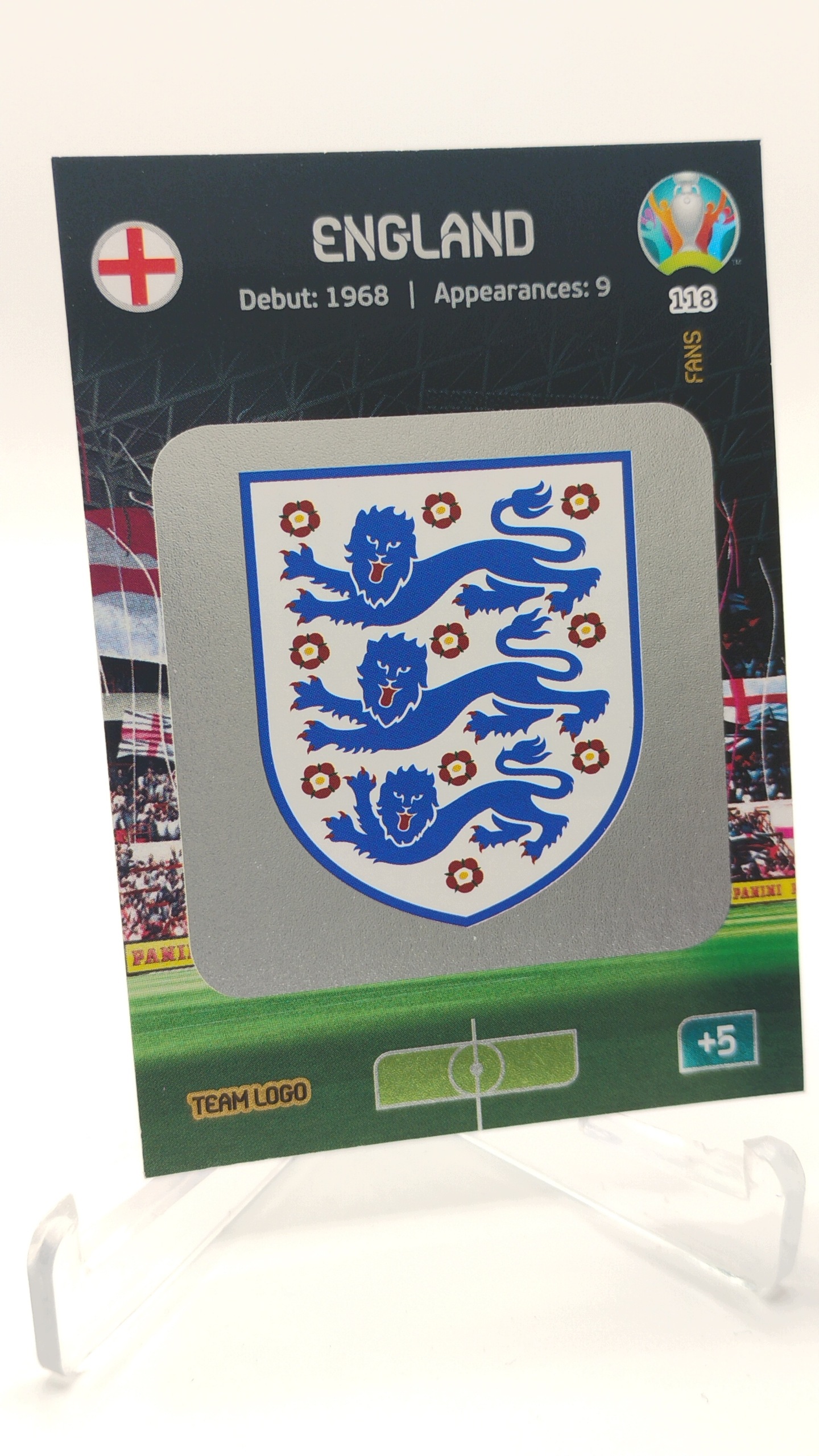 Panini Euro 2020 Fans Team Logo 118 Anglia