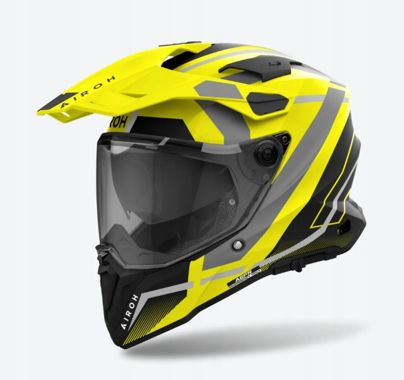 Motocyklová Prilba Airoh Commander 2 Mavick Žltá Matt M