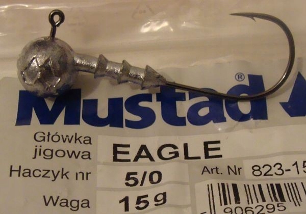Główka Jigowa Mustad Eagle 5/0 15G