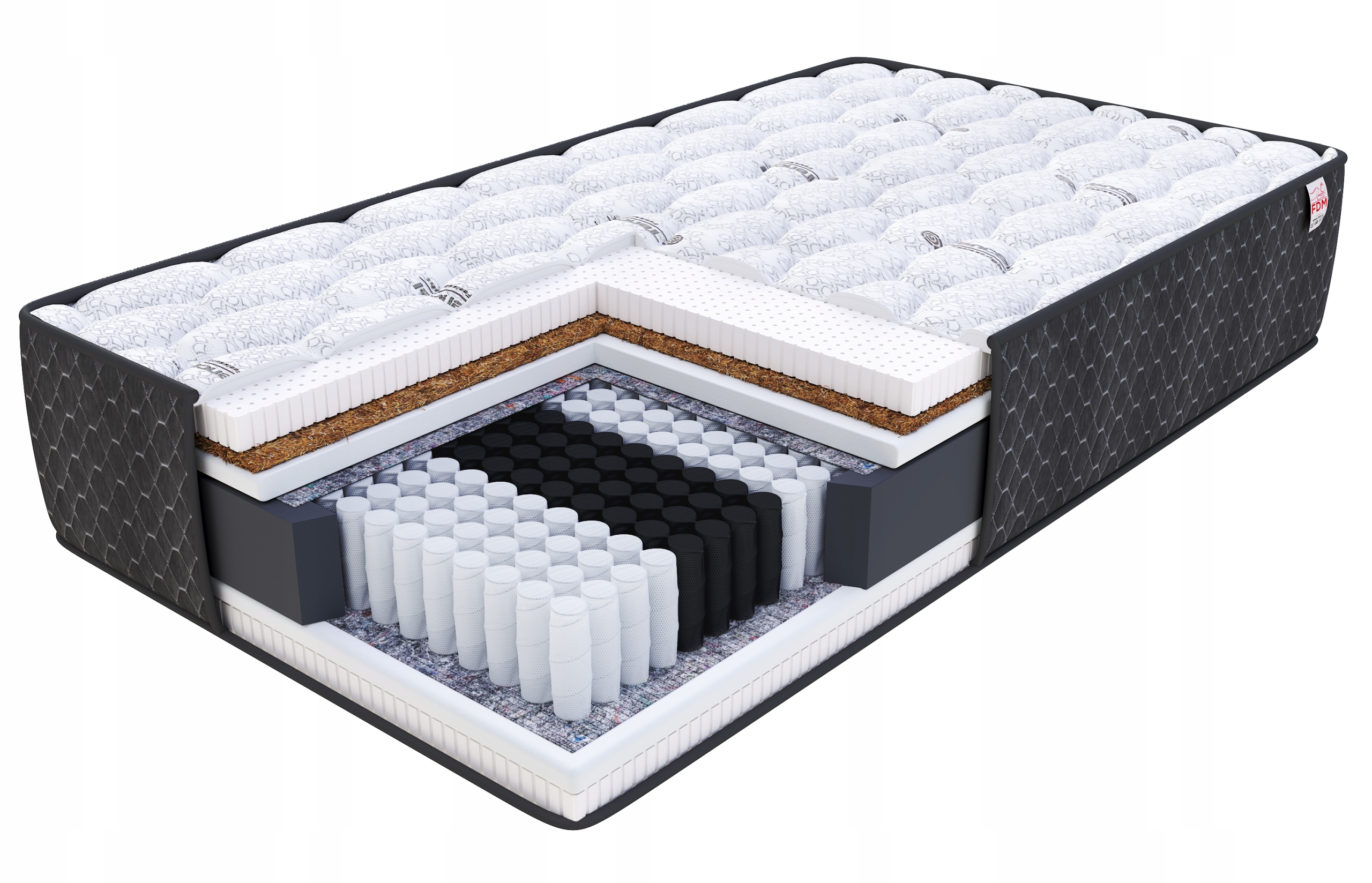 Matrace 140x200 multipocket latex kokos Fdm Bravo
