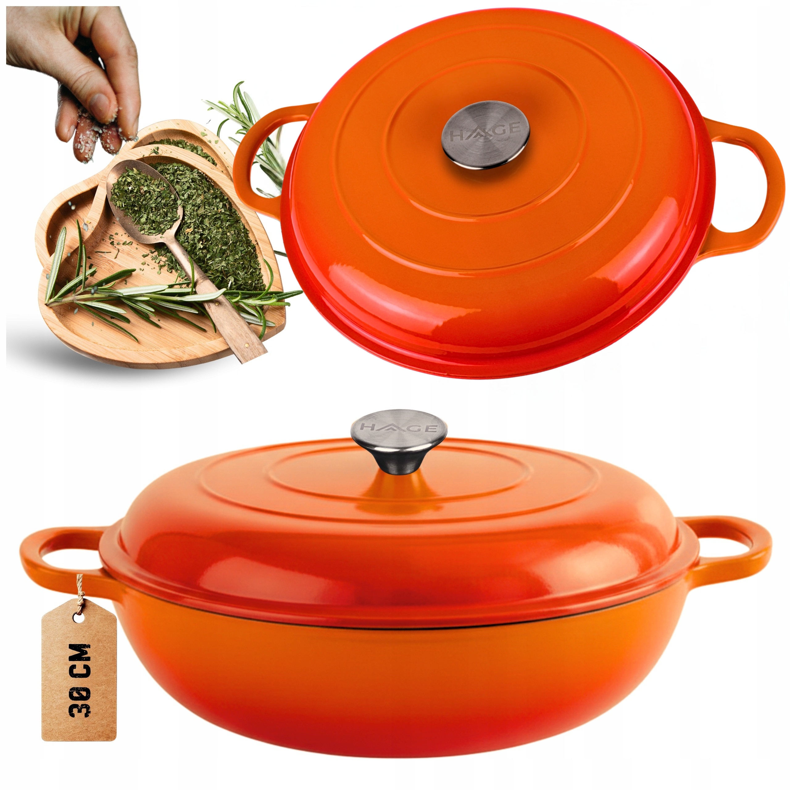 Hrnec Z Litiny, Nízká Indukce, Plyn, Trouba, Pánev Pekáč