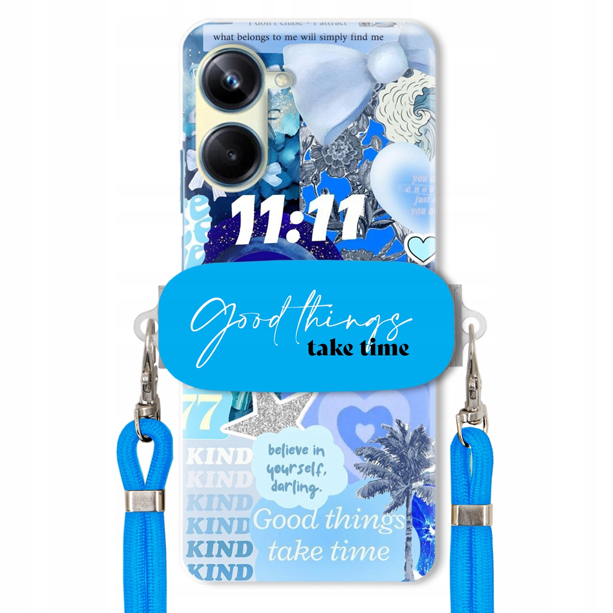 Puzdro pre Realme 10 Pro 5G Držiak na vodítko Crossbody Good Things Take Time