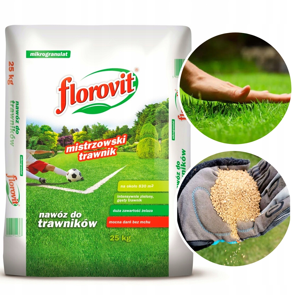 Nawóz Mistrzowski Trawnik Wiosenny Do Trawy Trawnika 25KG Prod 2024 Azotowy