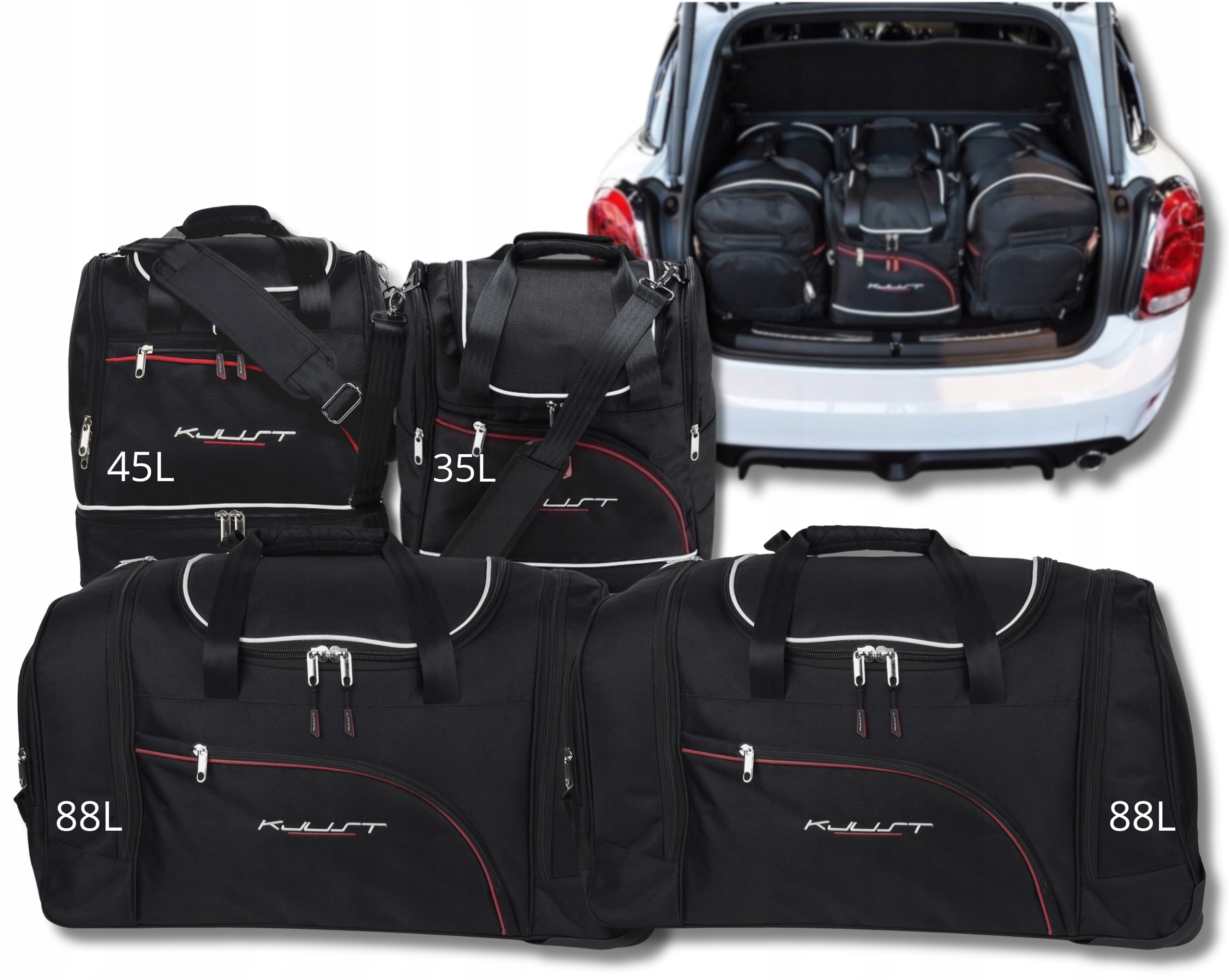 Cestovná Taška Do Kufra Mini Countryman Plug-in Hybrid 2017+ 4 ks
