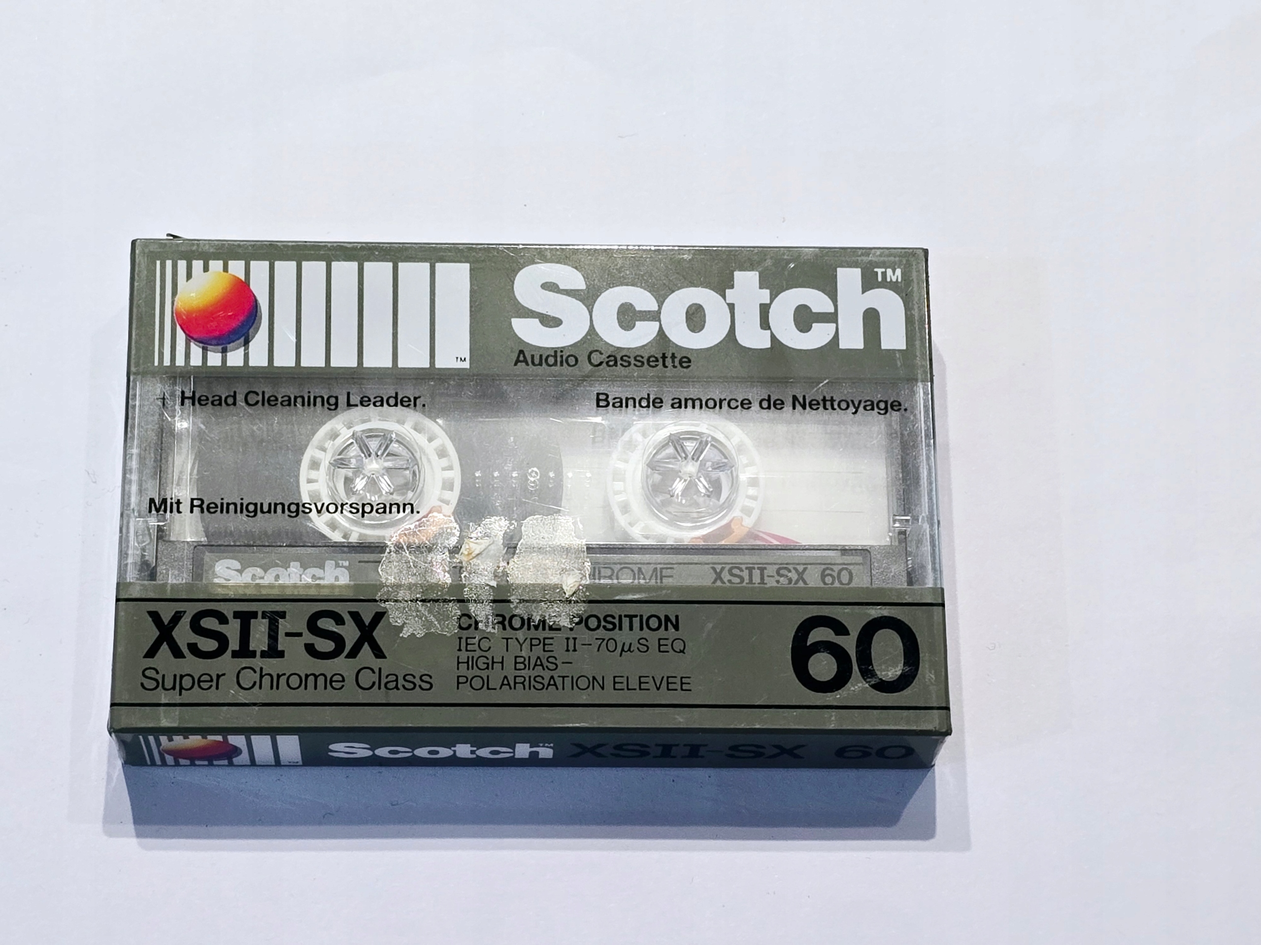 Magnetofonová Kazeta Scotch Xsii-sx 60 Nová Fólie Chrome