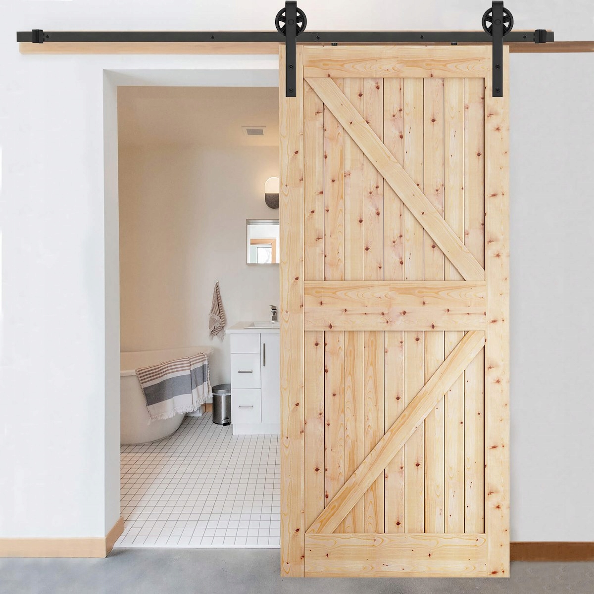 SYSTEM DO DRZWI PRZESUWNYCH TYPU BARN DOOR LOFT Marka Springos