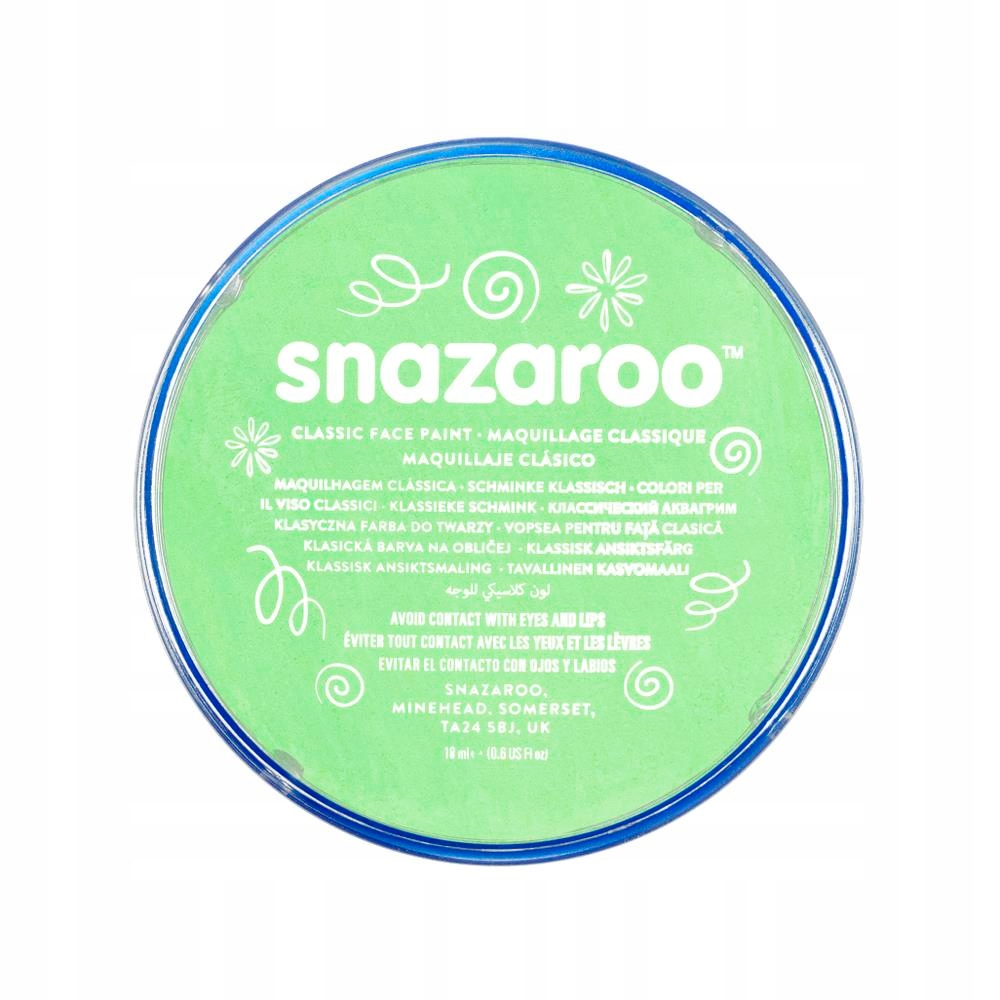 

Snazaroo Farba do ciała 18 ml: Pale Green