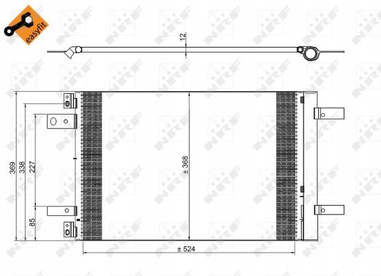 NRF 350323 Скраплювач , клімат контроль Якість запчастини ( відповідно з GVO ) Q - оригінал з логотип producenta запчастини ( OEM , OES ) foto 0