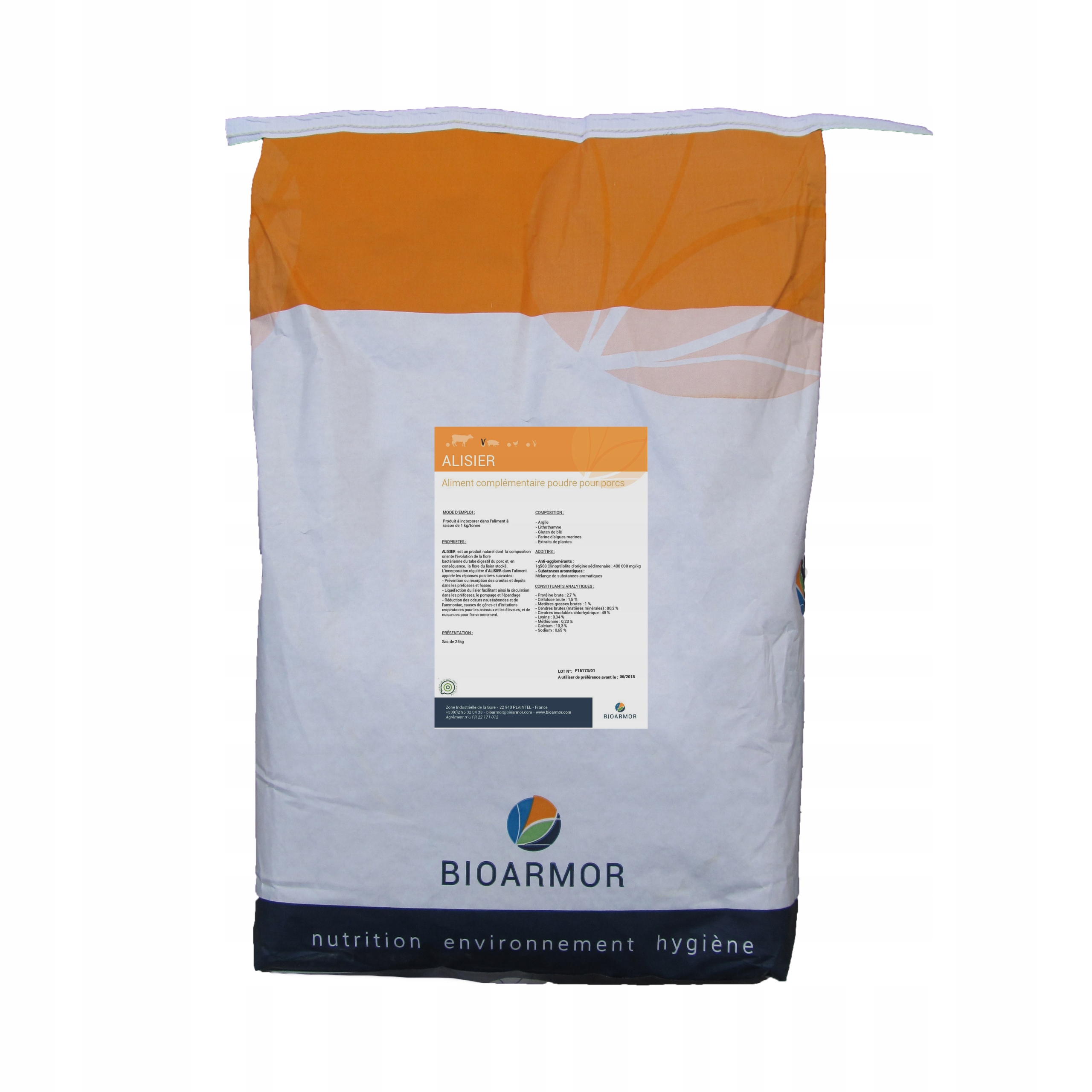 NA TRAWIENIE DLA ŚWIŃ TRZODY regulacja mikroflory gnojowicy ALISIER 25kg