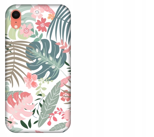 

Etui pokrowiec iPhone Xr Tropical floral botanical