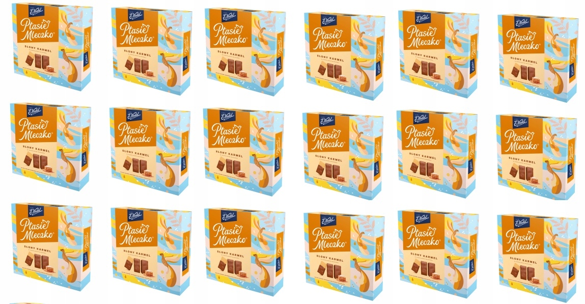 18x 340g Wedel Ptasie mleczko słony karmel Karton