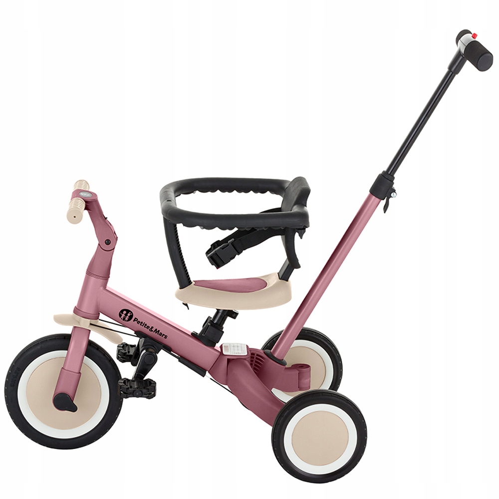 Wielofunkcyjny rowerek trójkołowy Turbo Dusty dla dzieci 1,5-5 lat