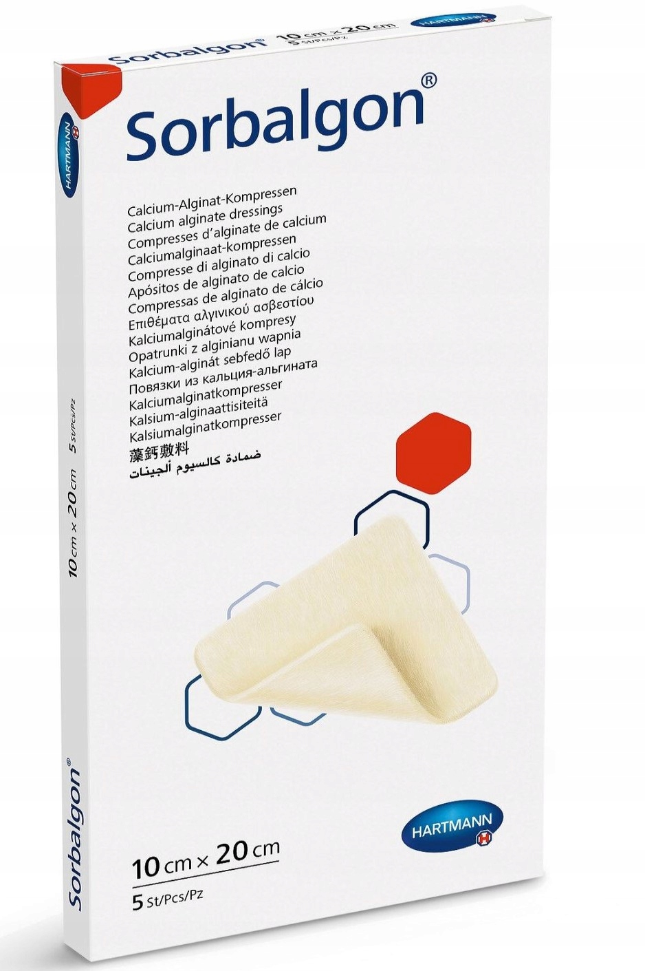 

Hartmann Sorbalgon 10 cm x 20 cm 5 szt.