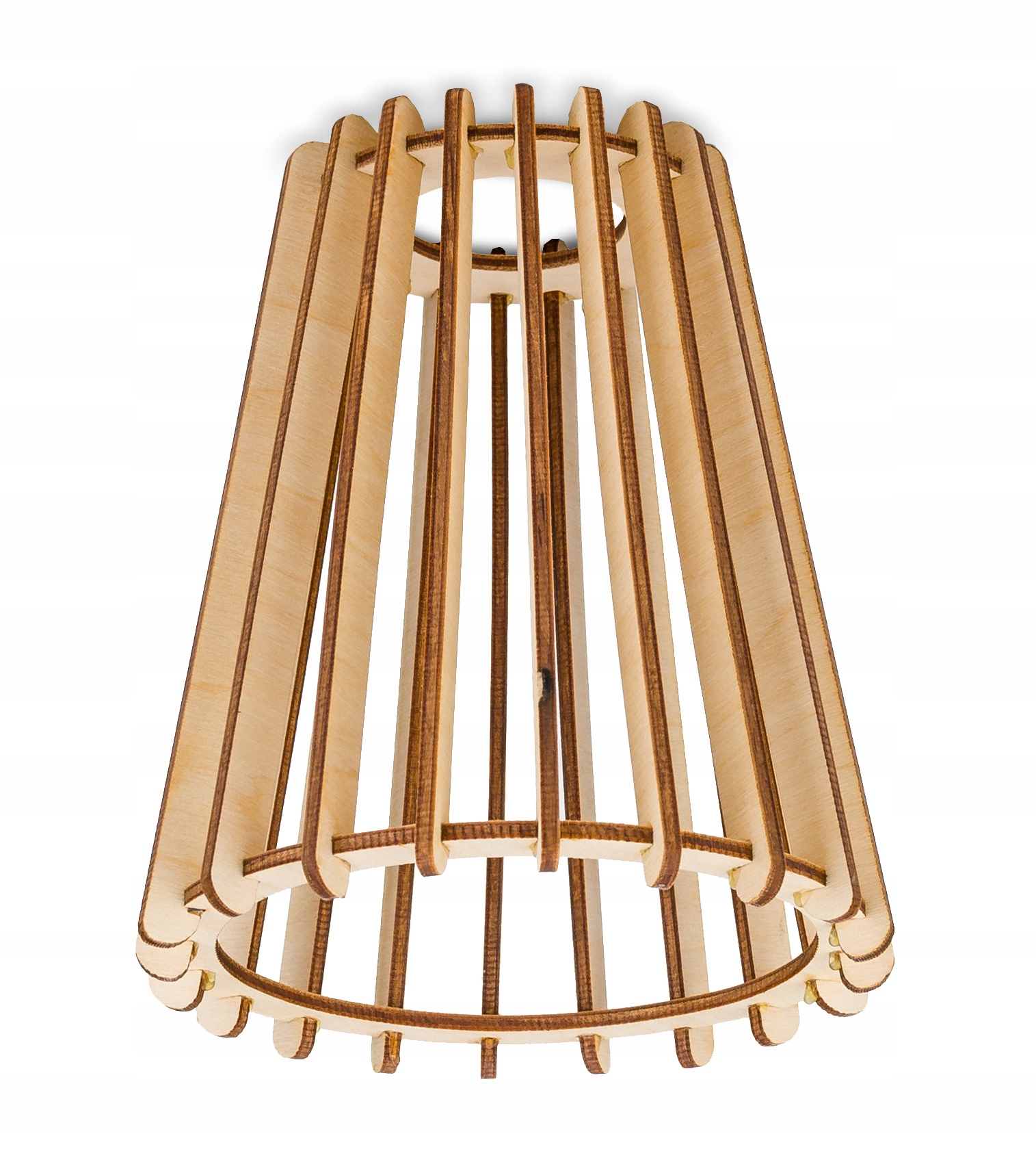 

Klosz Drewniany do lamp na E27 loft eko drewno