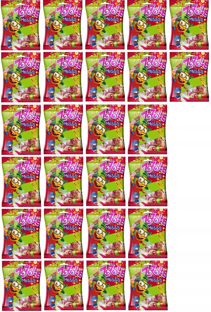 Levně 26x 75g Zozole Jablko Jahoda Višeň Karton