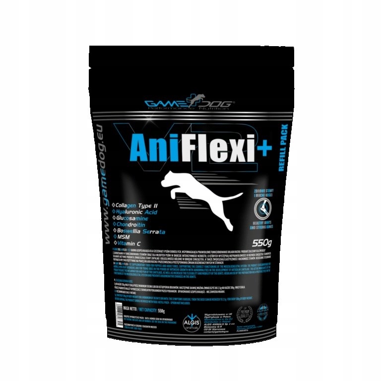 Levně Game Dog AniFlexi+ V2 Refill Pack prášek doplněk stravy pro psy 550 g