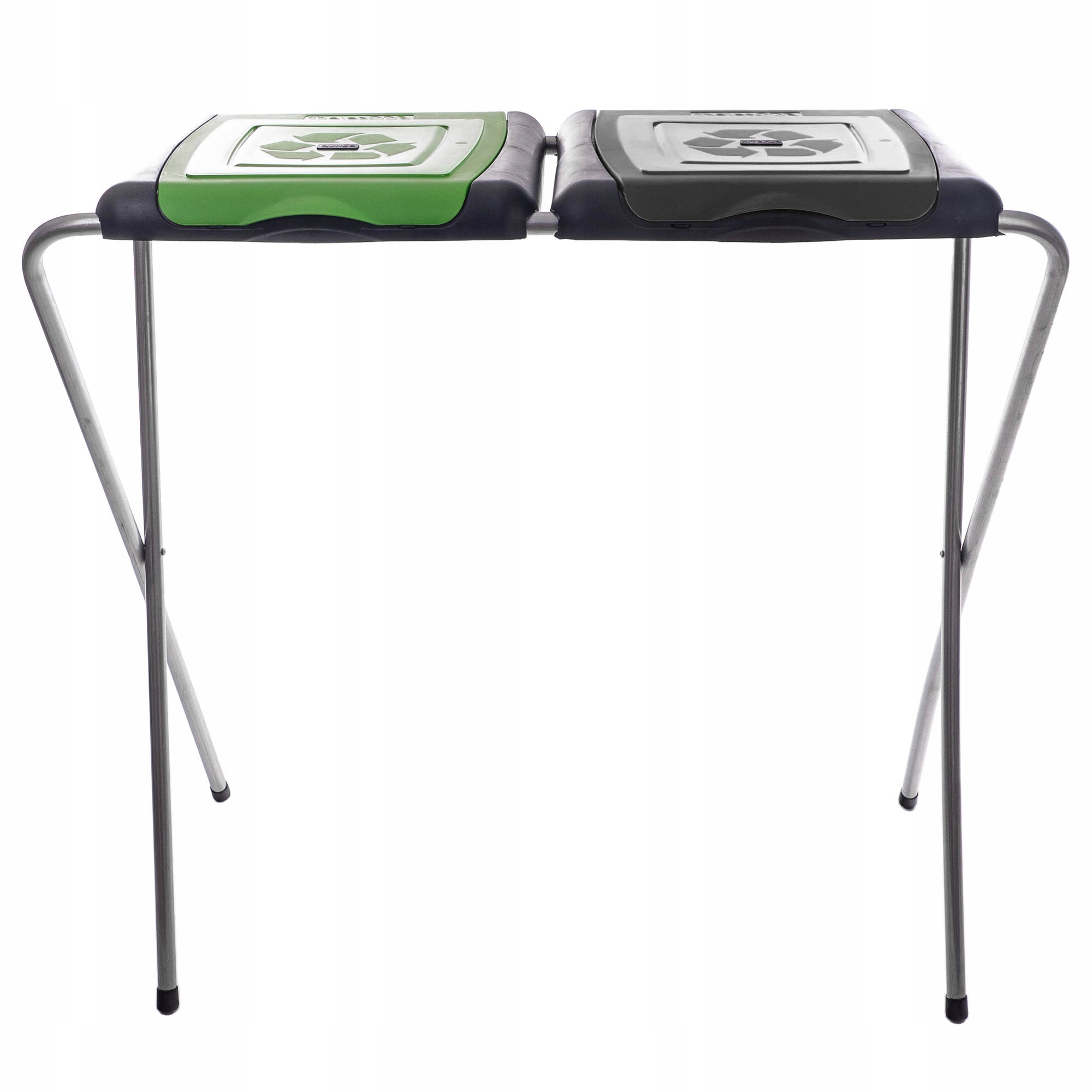 Stojan/podstavec na pytle na tříděný odpad ECOselect 2 Zeleno-černý