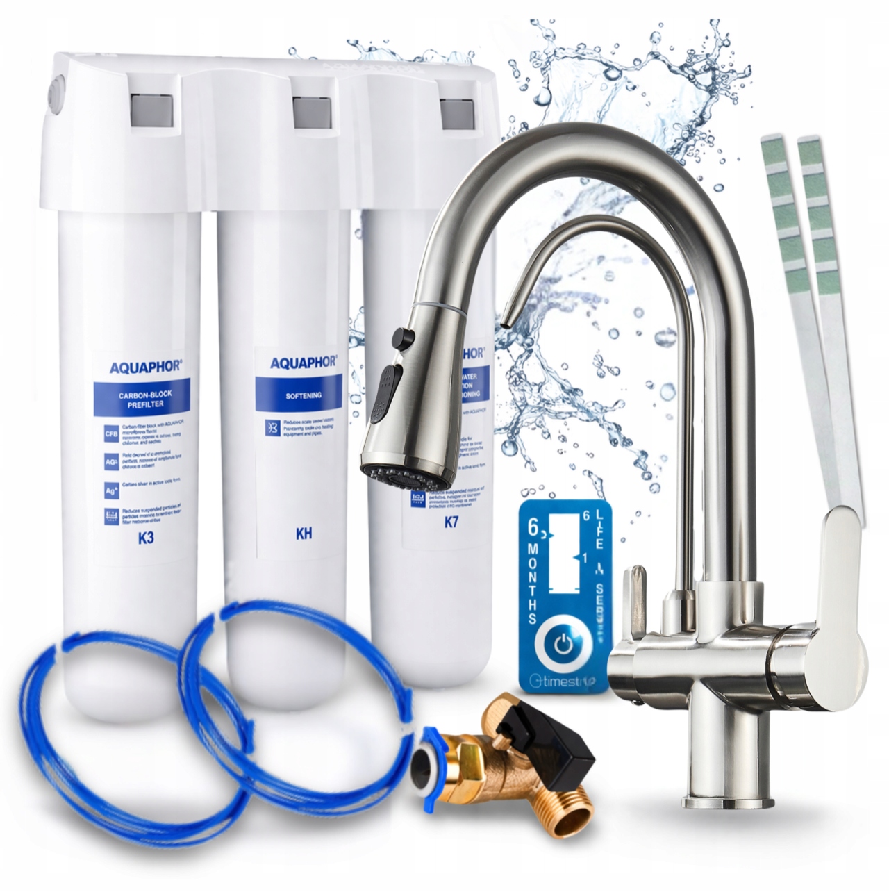 Čistič Vody Pod Dřez Aquaphor Křišťál H A Stojanový Dřezový Kohoutek