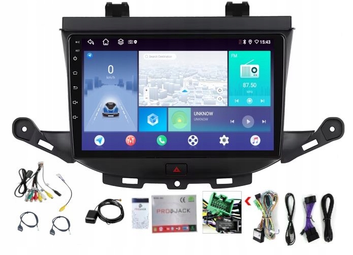 Rádio Navigácia Android Carplay Opel Astra K 2015-2020 4GB 64GB Sim