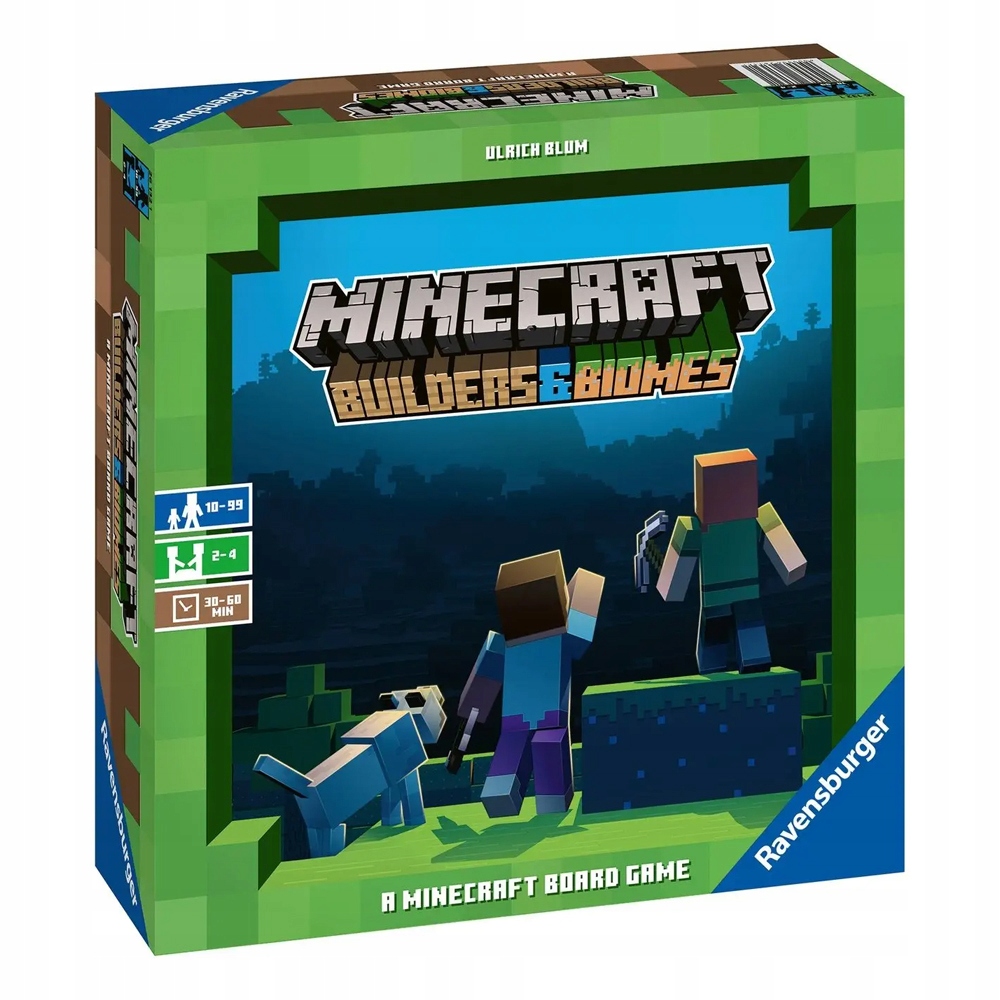 Gra Planszowa Minecraft Builders & Biomes XL Typ Podstawa
