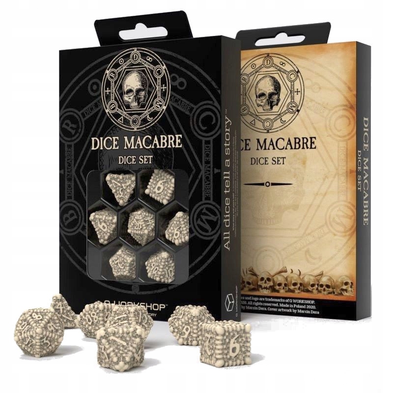 Kości Rpg Q-Workshop Dice Macabre-Zdjęcie-0