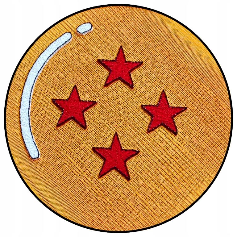 Dračí Koule 4 hvězdičky Dragon Ball – Kreativní sada String Art Box