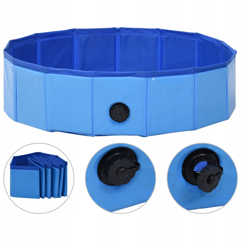 Bazén pro psa 80 x 20 cm modrý Pvc