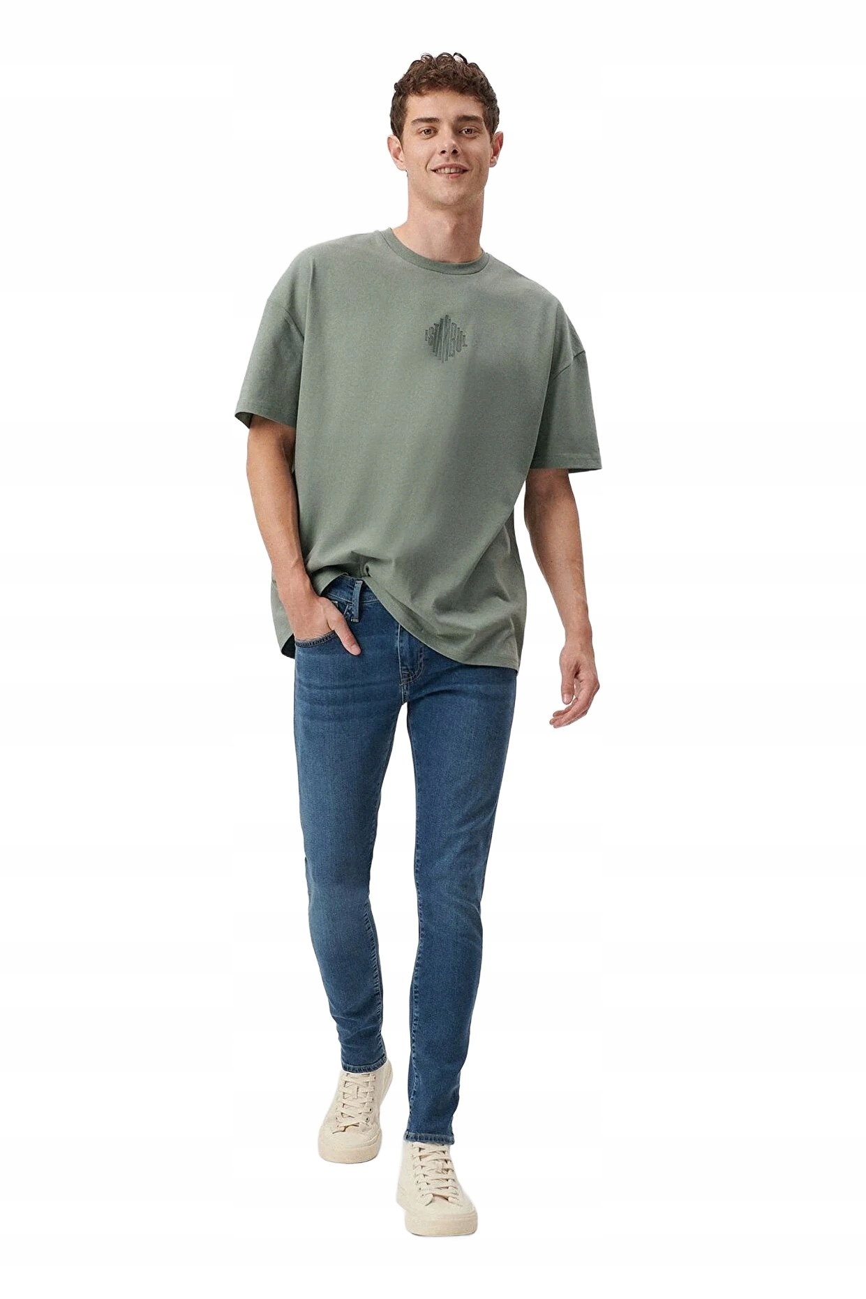 Mavi Pánské Modré Džíny S Oděrkami 30/28 5DA