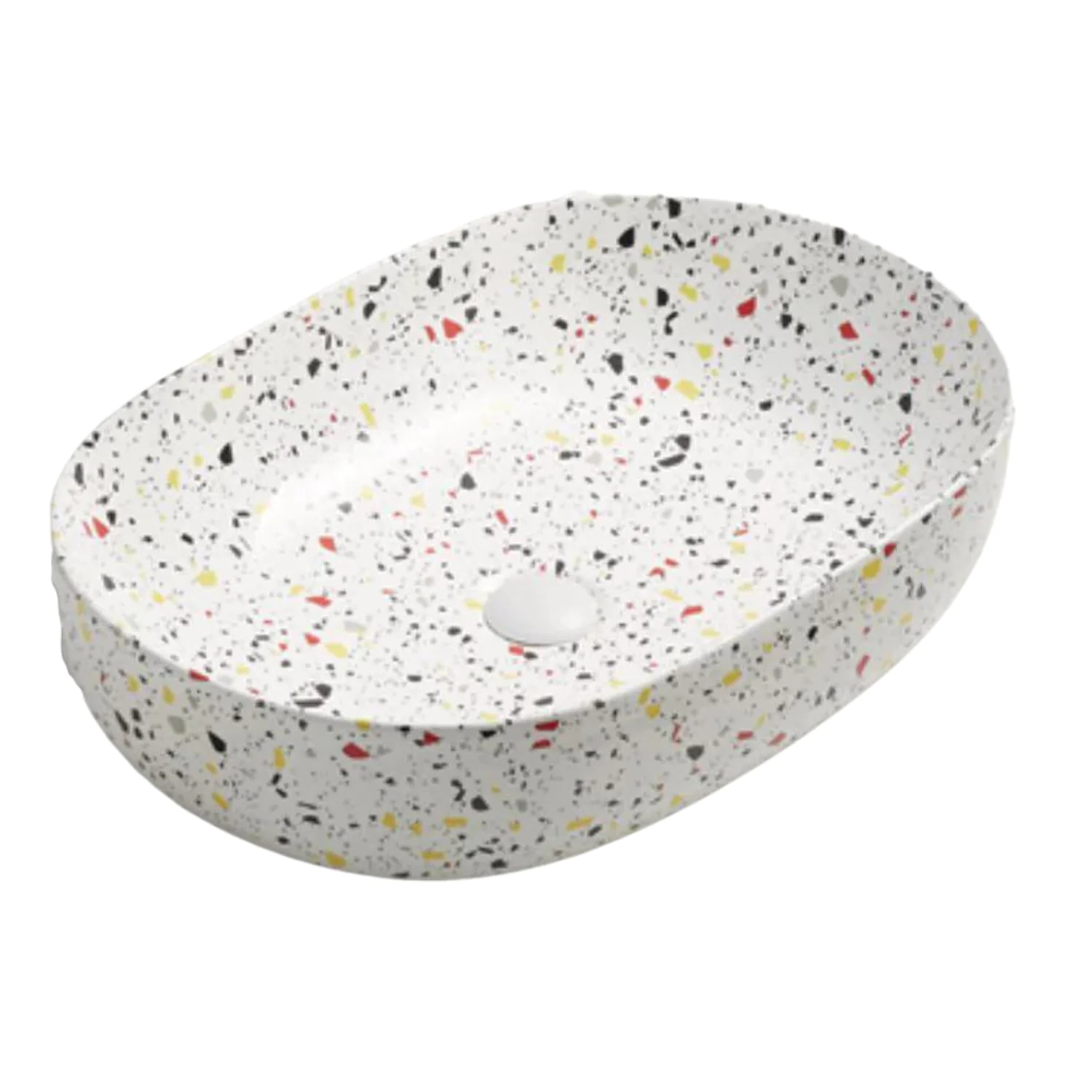UMYWALKA NABLATOWA OWALNA BIAŁY MAT LASTRYKO COMAD LILI 60X41,5 CM Rodzaj owalna