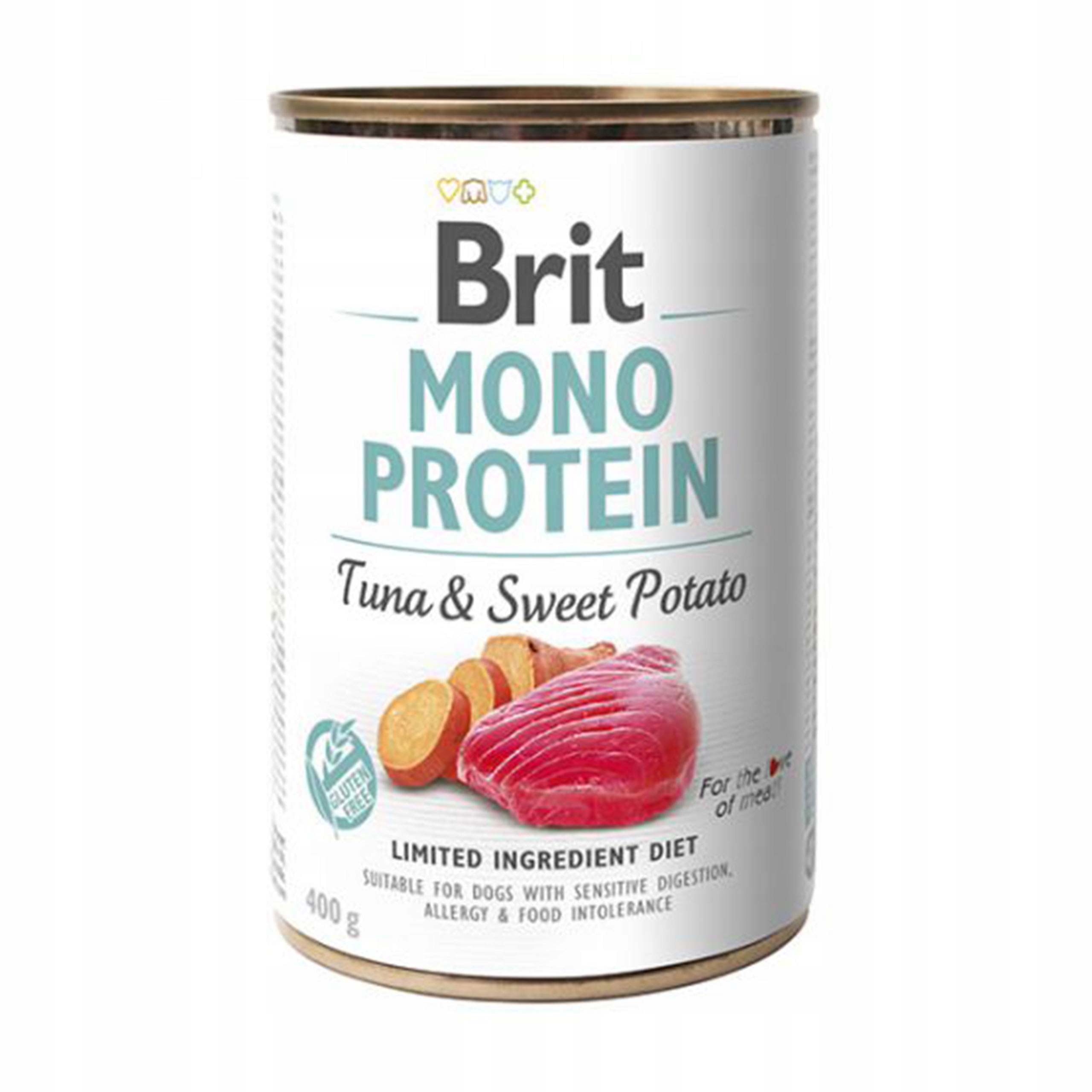 Levně Brit Mono Protein – mokré krmivo pro psy s tuňákem a batáty