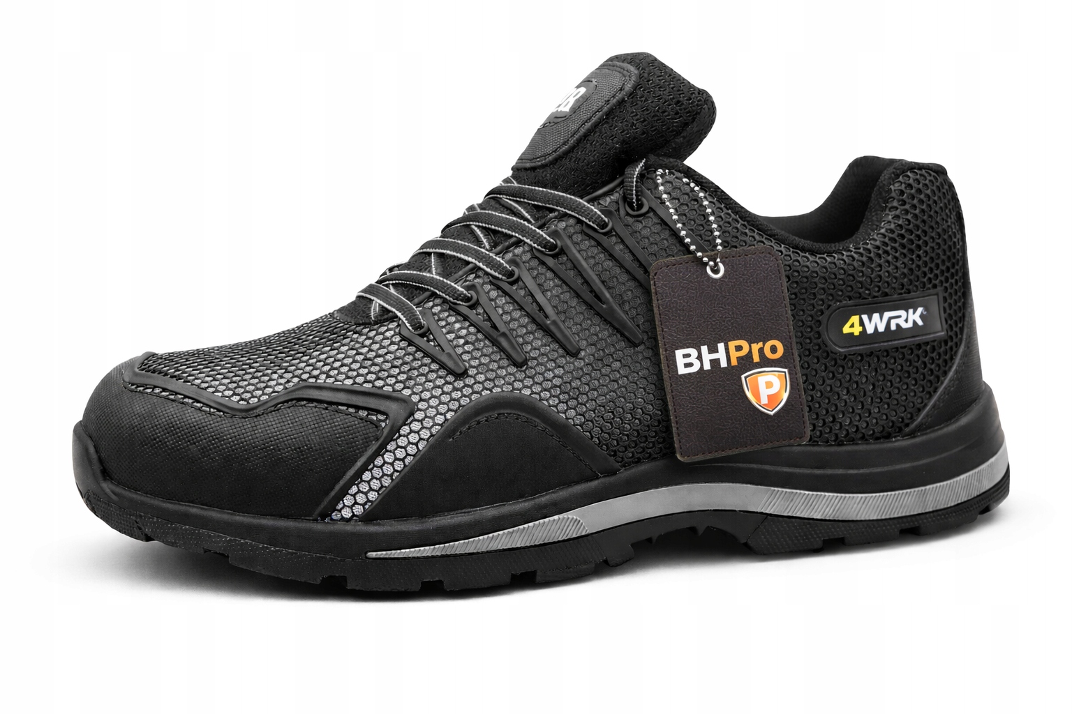 Półbut Buty Robocze Z Podnoskiem Ochronne S3 Sr Szaro-czarne Bhp R. 47