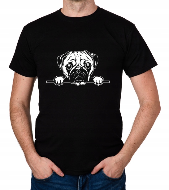 

koszulka Mops Pug Pies Dog Piesek Psiak prezent